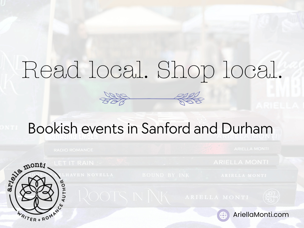 A bookish weekend with local authors in Sanford and Durham